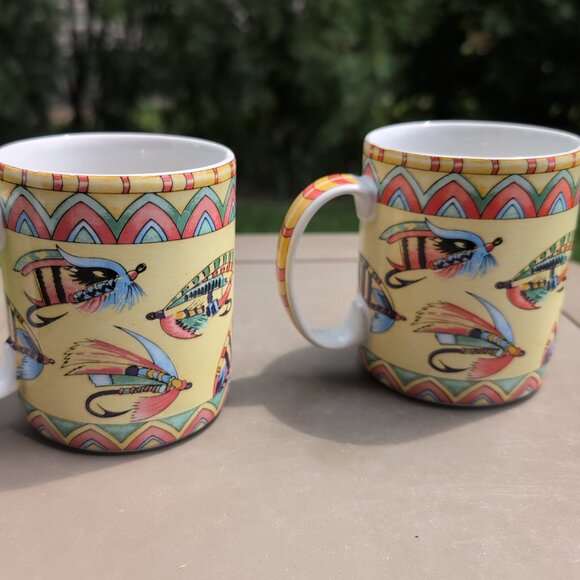 Siddhia Hutchinson Other - 2 Vintage 1996 SPLASH by Siddhia Hutchinson Coffee Mug  Fishing Lure